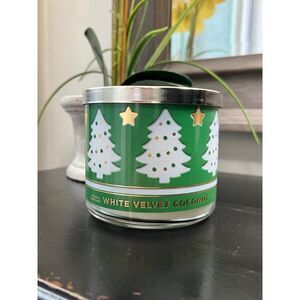 WHITE VELVET COCONUT Candle Bath & Body Works BBW